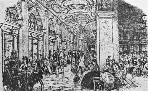 Florian's Famous Caffè in the Piazza di San Marco,
Venice, Nineteenth Century