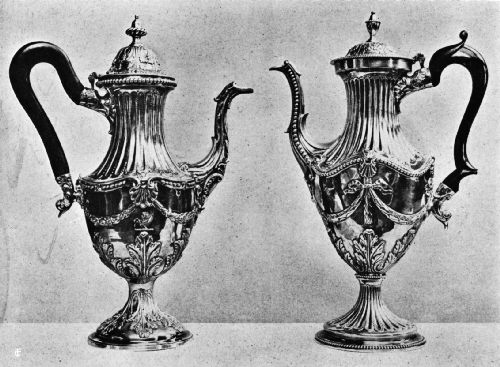 Silver Coffee Pots, Late Eighteenth Century