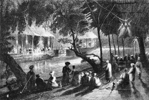 A Riverside Café in Damascus, Nineteenth Century