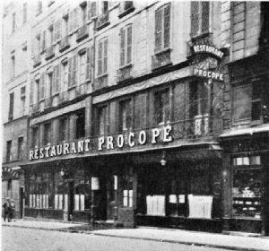 Restaurant Procope, 1922