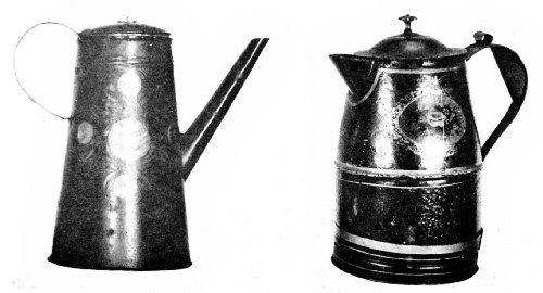 Metal Coffee Pots Used in the New York Colony