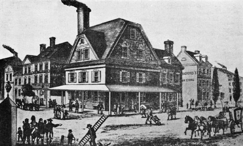 The Second London Coffee House, Opened in 1754 by William Bradford, the Printer